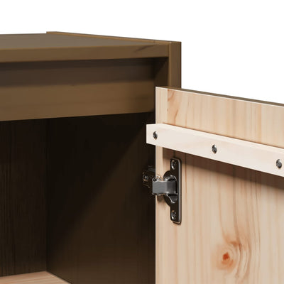 Wall Cabinets 2 pcs Honey Brown 30x30x60 cm Solid Wood Pine Payday Deals