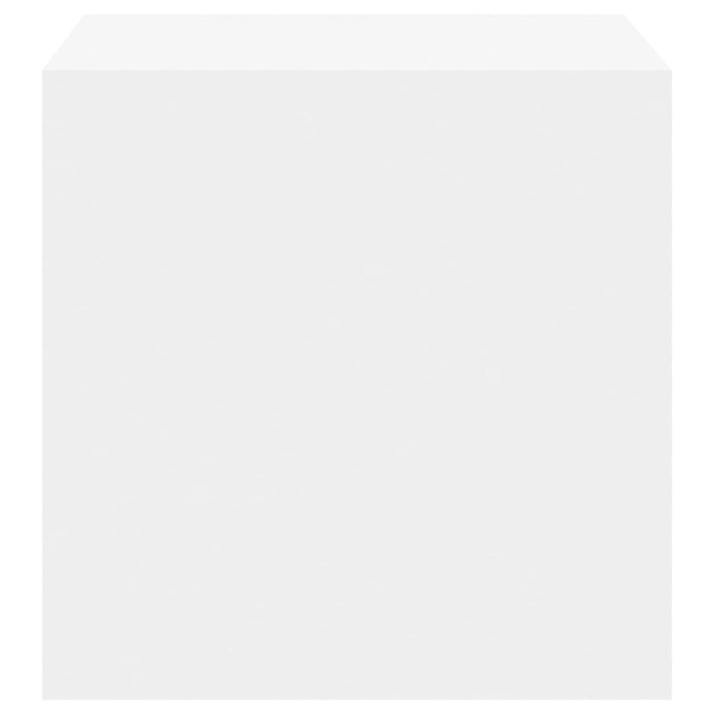 Wall Cabinets 2 pcs White 37x37x37 cm Engineered Wood Payday Deals
