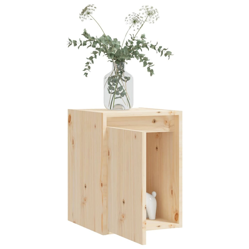 Wall Cabinets 2pcs 30x30x40 cm Solid Wood Pine Payday Deals