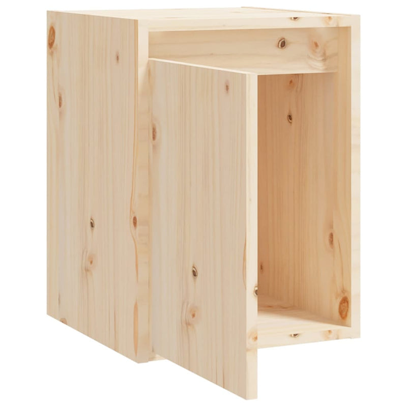 Wall Cabinets 2pcs 30x30x40 cm Solid Wood Pine Payday Deals