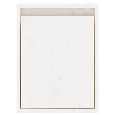 Wall Cabinets 2pcs White 30x30x40 cm Solid Wood Pine Payday Deals