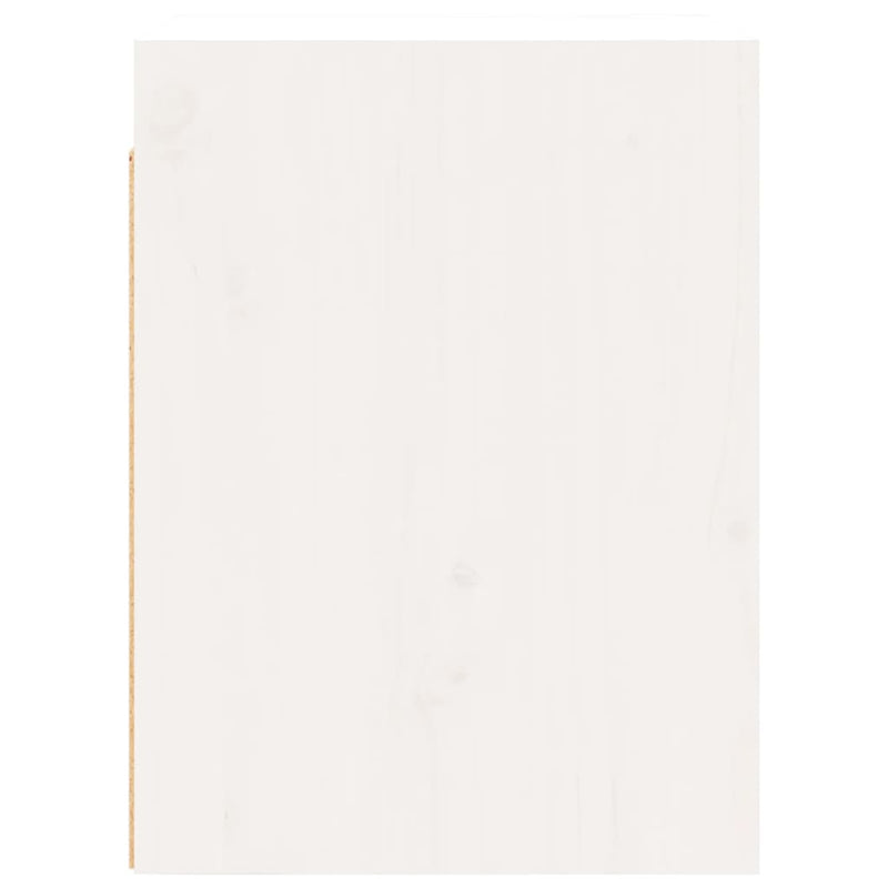 Wall Cabinets 2pcs White 30x30x40 cm Solid Wood Pine Payday Deals