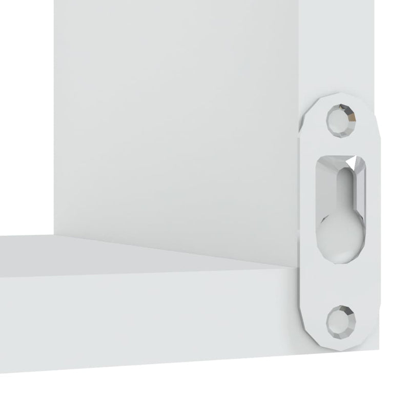 Wall Corner Shelves 2 pcs White 40x40x50 cm Engineered Wood Payday Deals