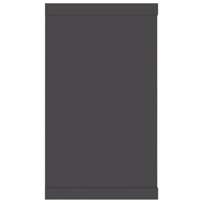 Wall Cube Shelves 4 pcs Grey 80x15x26.5 cm Engineered Wood Payday Deals
