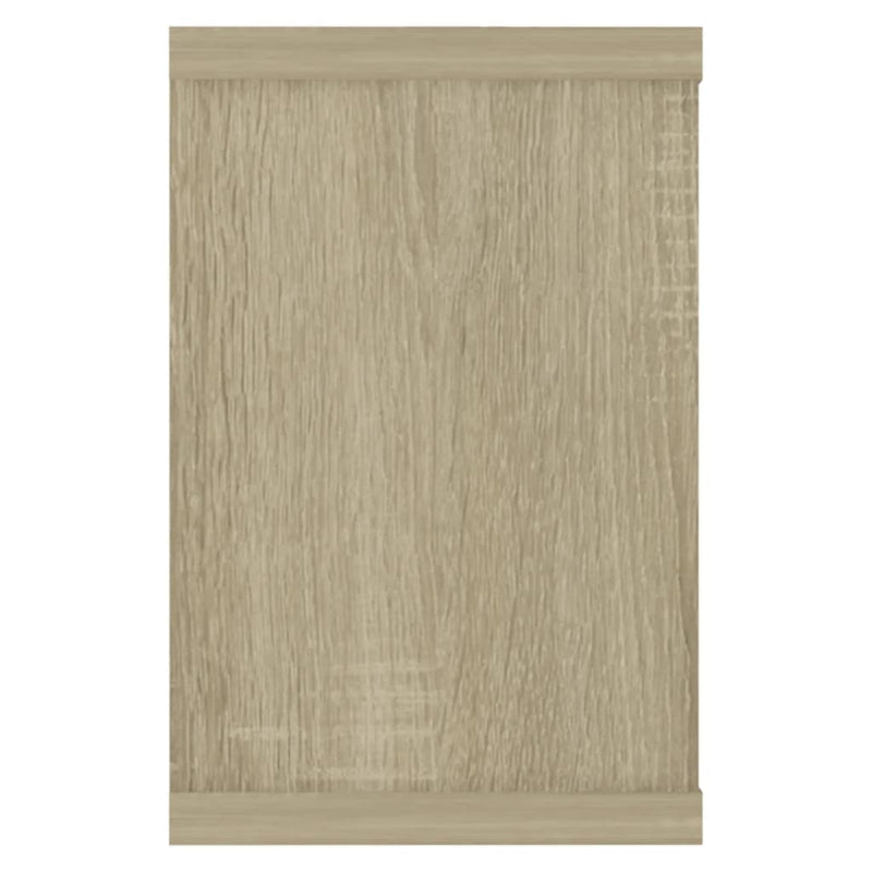 Wall Cube Shelves 4 pcs Sonoma Oak 60x15x23 cm Engineered Wood Payday Deals