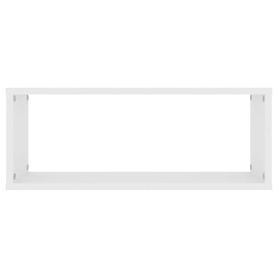 Wall Cube Shelves 6 pcs White 60x15x23 cm Engineered Wood Payday Deals