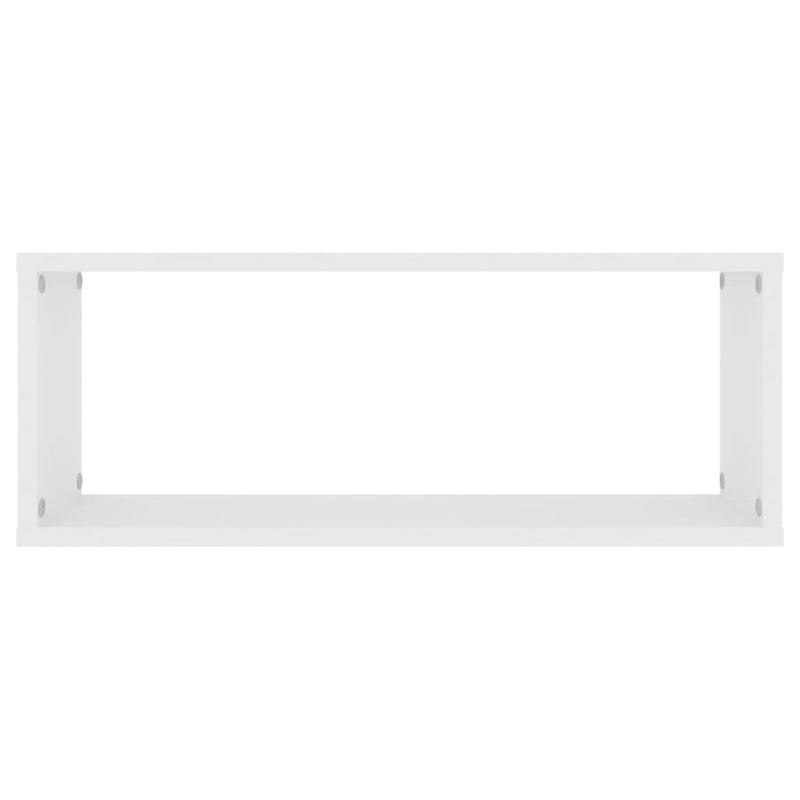 Wall Cube Shelves 6 pcs White 60x15x23 cm Engineered Wood Payday Deals