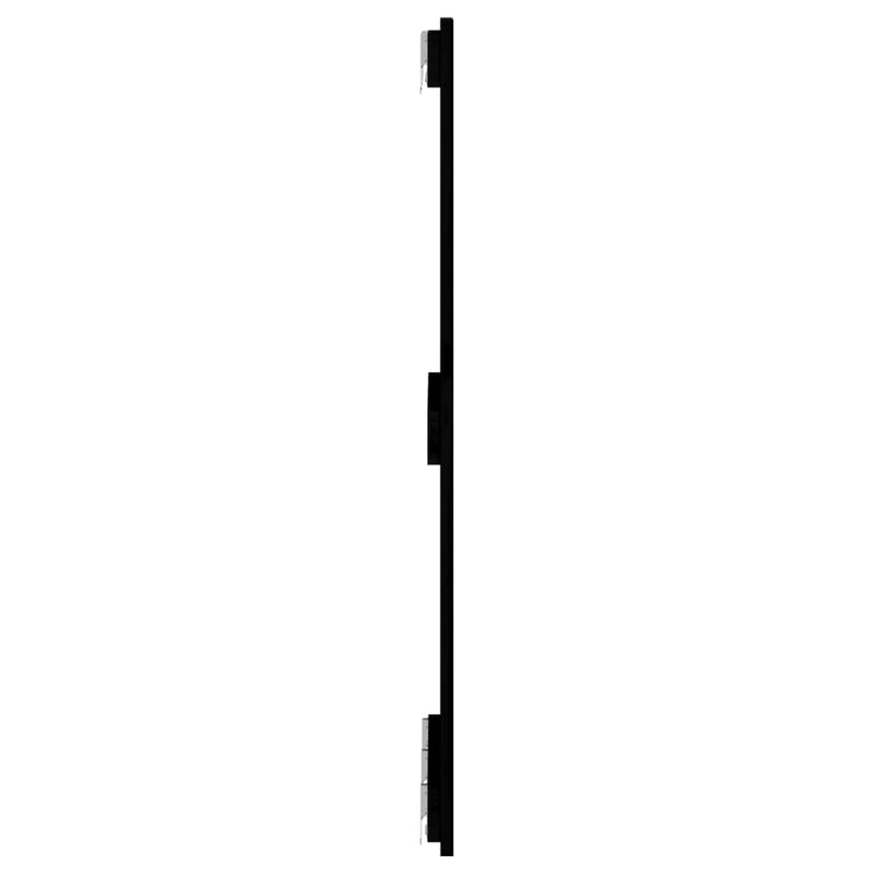 Wall Headboard Black 140 cm Solid Wood Pine Payday Deals