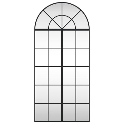 Wall Mirror Black 60x130 cm Arch Iron Payday Deals