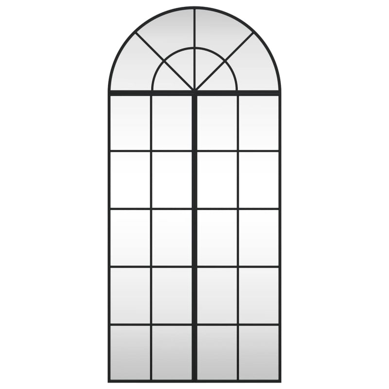 Wall Mirror Black 60x130 cm Arch Iron Payday Deals