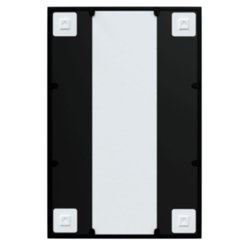 Wall Mirror Black 60x40 cm Metal Payday Deals