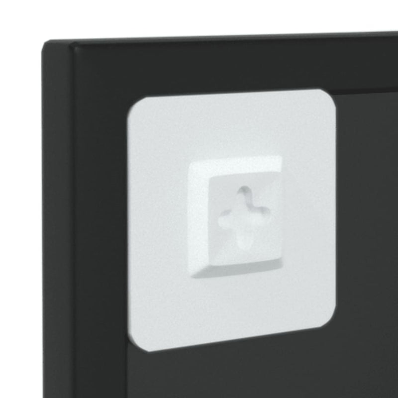 Wall Mirror Black 60x40 cm Metal Payday Deals