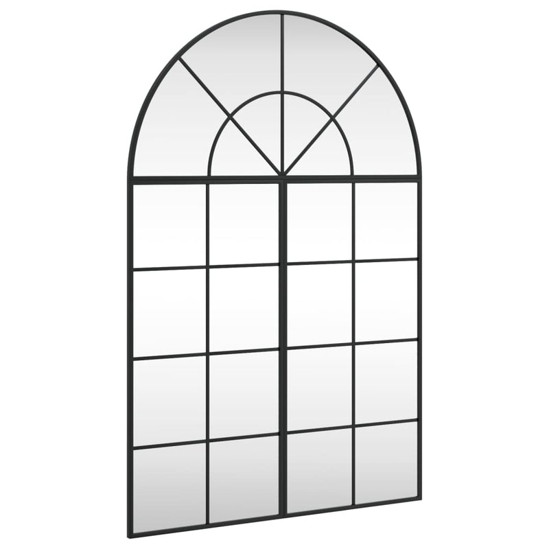 Wall Mirror Black 80x120 cm Arch Iron Payday Deals