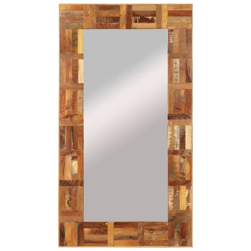 Wall Mirror Solid Wood Reclaimed 60x110 cm Payday Deals