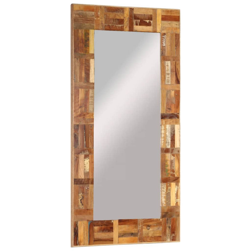 Wall Mirror Solid Wood Reclaimed 60x110 cm Payday Deals