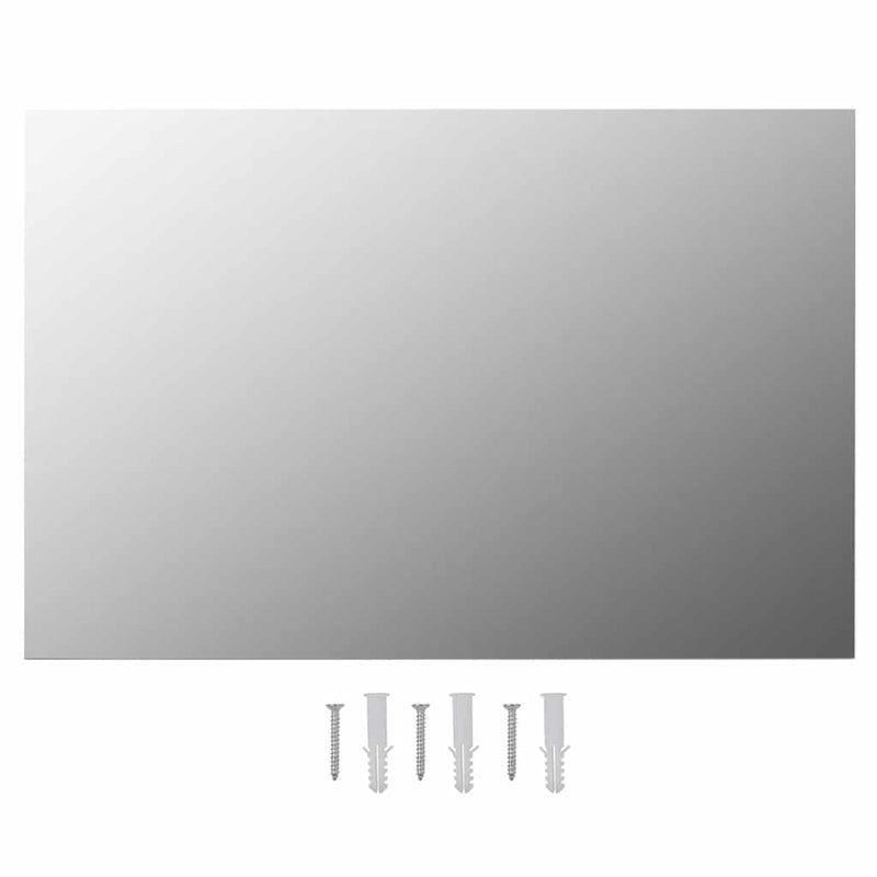 Wall Mirror with LED Lights Rectangular Glass Payday Deals