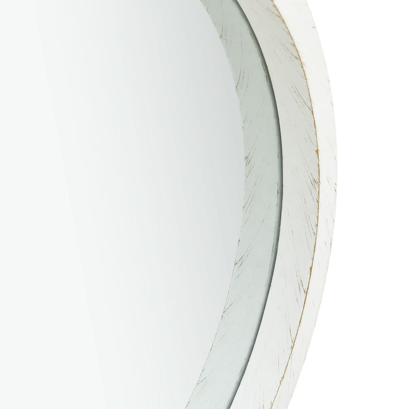Wall Mirror with Strap 50 cm White Payday Deals
