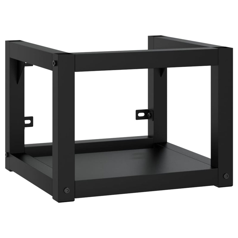 Wall-mounted Bathroom Washbasin Frame Black 40x38x31 cm Iron Payday Deals