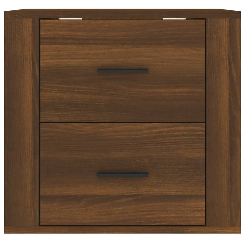Wall-mounted Bedside Cabinet Brown Oak 50x36x47 cm Payday Deals