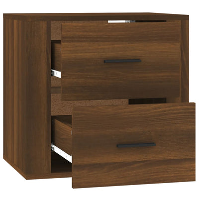 Wall-mounted Bedside Cabinet Brown Oak 50x36x47 cm Payday Deals