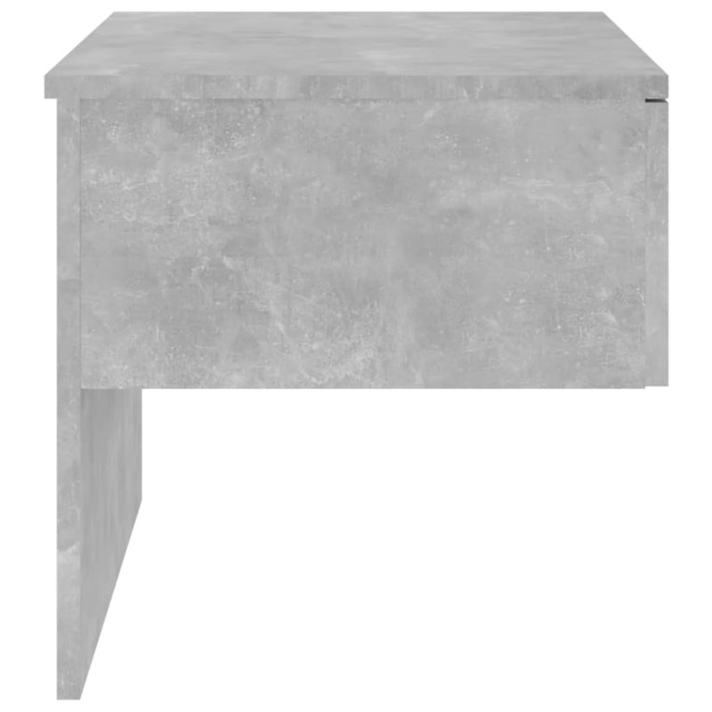 Wall-mounted Bedside Cabinet Concrete Grey Payday Deals