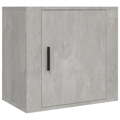 Wall-mounted Bedside Cabinet Concrete Grey 50x30x47 cm Payday Deals