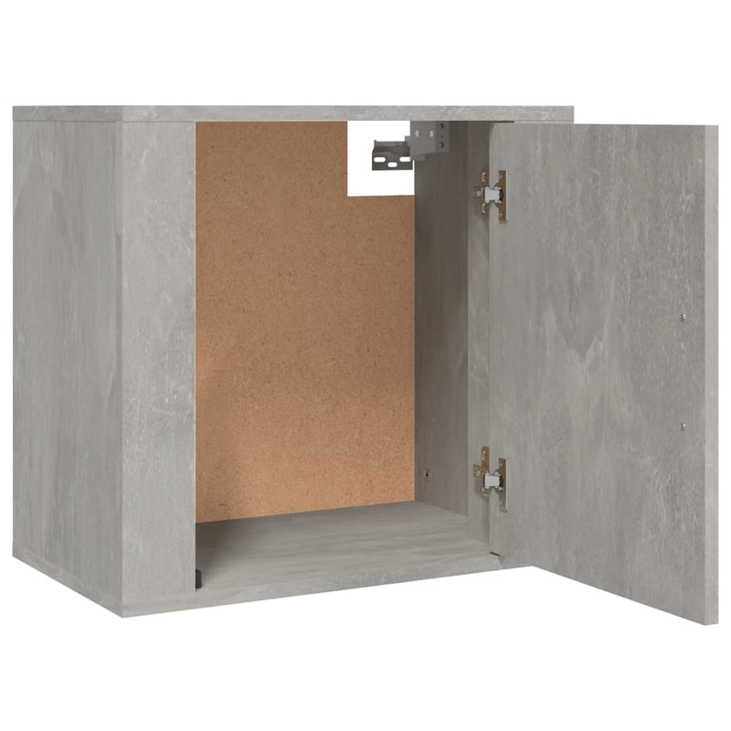 Wall-mounted Bedside Cabinet Concrete Grey 50x30x47 cm Payday Deals