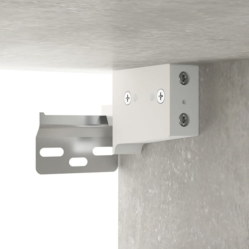 Wall-mounted Bedside Cabinet Concrete Grey 50x30x47 cm Payday Deals