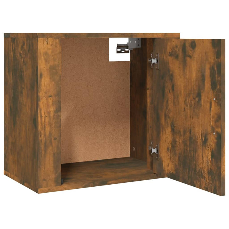 Wall-mounted Bedside Cabinet Smoked Oak 50x30x47 cm Payday Deals