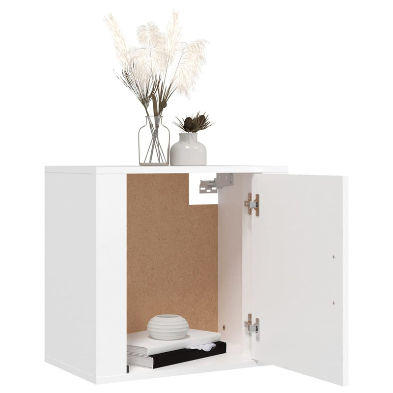 Wall-mounted Bedside Cabinet White 50x30x47 cm Payday Deals