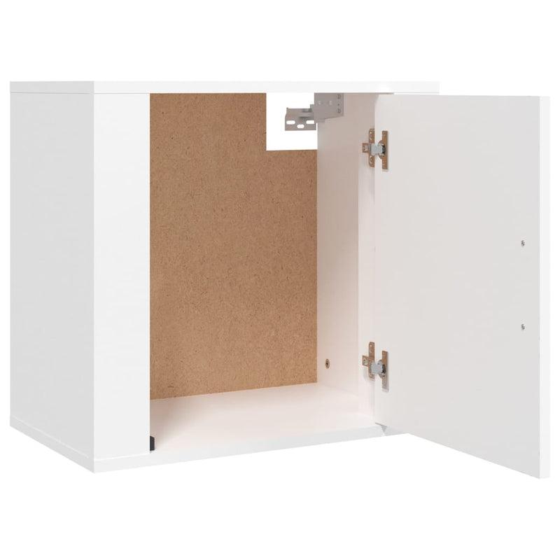Wall-mounted Bedside Cabinet White 50x30x47 cm Payday Deals