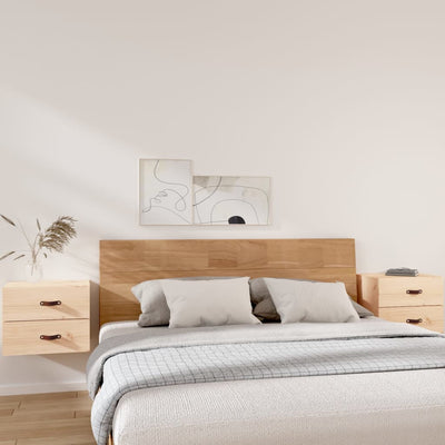 Wall-mounted Bedside Cabinets 2 pcs 50x36x40 cm