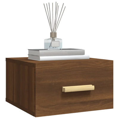 Wall-mounted Bedside Cabinets 2 pcs Brown Oak 35x35x20 cm Payday Deals