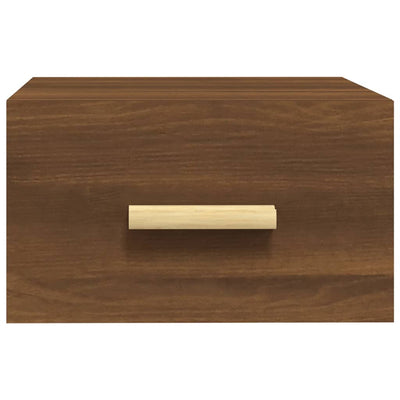 Wall-mounted Bedside Cabinets 2 pcs Brown Oak 35x35x20 cm Payday Deals