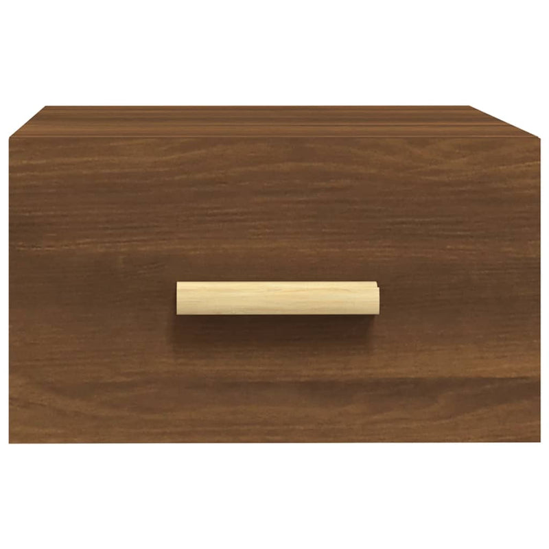Wall-mounted Bedside Cabinets 2 pcs Brown Oak 35x35x20 cm Payday Deals