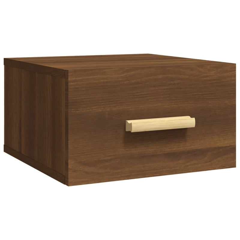 Wall-mounted Bedside Cabinets 2 pcs Brown Oak 35x35x20 cm Payday Deals