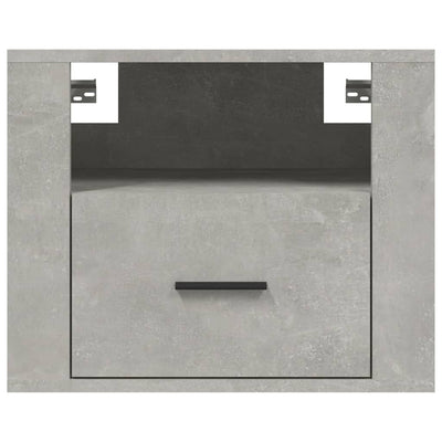 Wall-mounted Bedside Cabinets 2 pcs Concrete Grey 50x36x40 cm Payday Deals