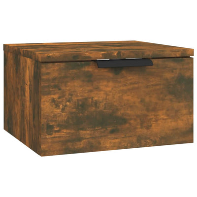 Wall-mounted Bedside Cabinets 2 pcs Smoked Oak 34x30x20 cm Payday Deals