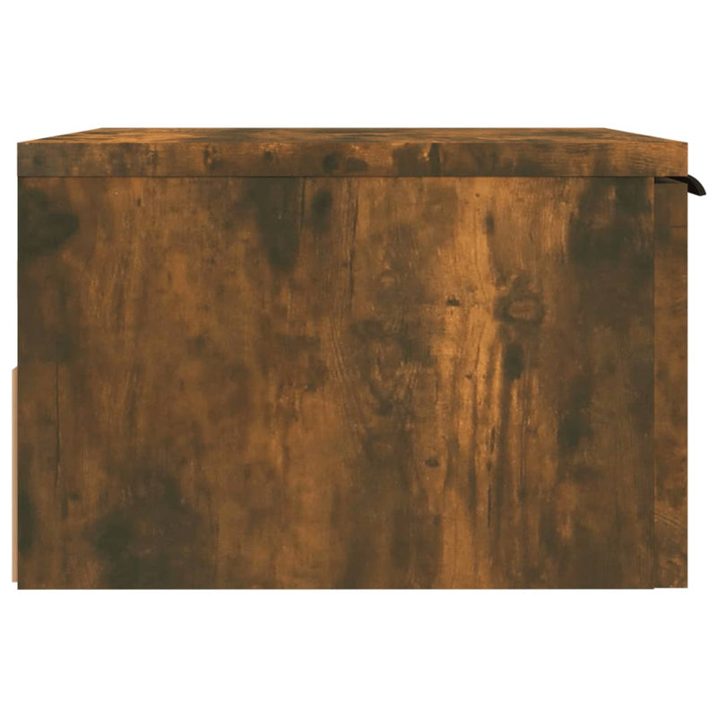 Wall-mounted Bedside Cabinets 2 pcs Smoked Oak 34x30x20 cm Payday Deals