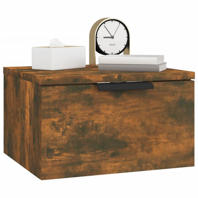 Wall-mounted Bedside Cabinets 2 pcs Smoked Oak 34x30x20 cm Payday Deals