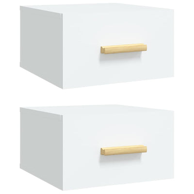 Wall-mounted Bedside Cabinets 2 pcs White 35x35x20 cm Payday Deals