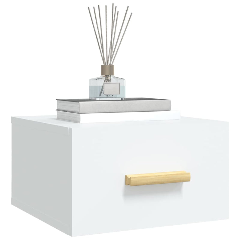 Wall-mounted Bedside Cabinets 2 pcs White 35x35x20 cm Payday Deals