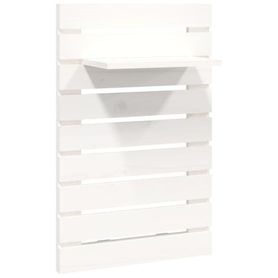 Wall-mounted Bedside Shelves 2 pcs White Solid Wood Pine Payday Deals