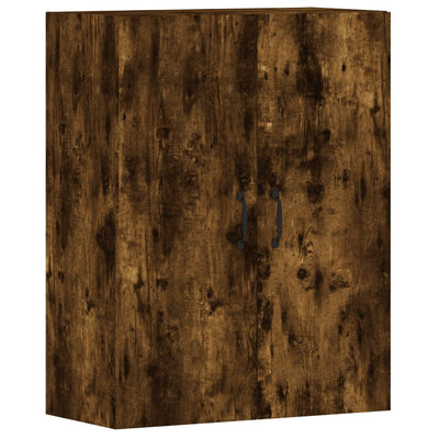 Wall Mounted Cabinets 2 pcs Smoked Oak Engineered Wood Payday Deals