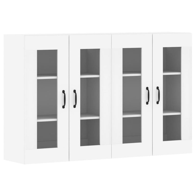 Wall Mounted Cabinets 2 pcs White Engineered Wood Payday Deals