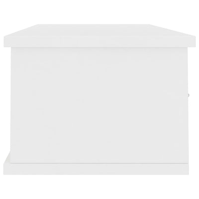 Wall-mounted Drawer Shelf White 88x26x18.5 cm Engineered Wood Payday Deals