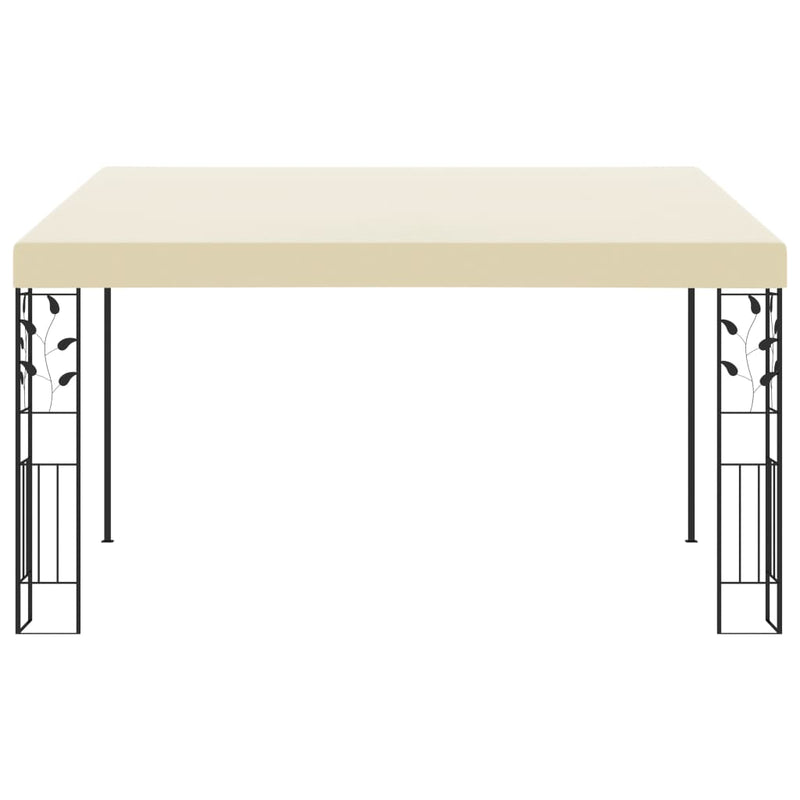 Wall-mounted Gazebo 4x3x2.5 m Cream Payday Deals