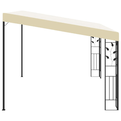 Wall-mounted Gazebo 4x3x2.5 m Cream Payday Deals