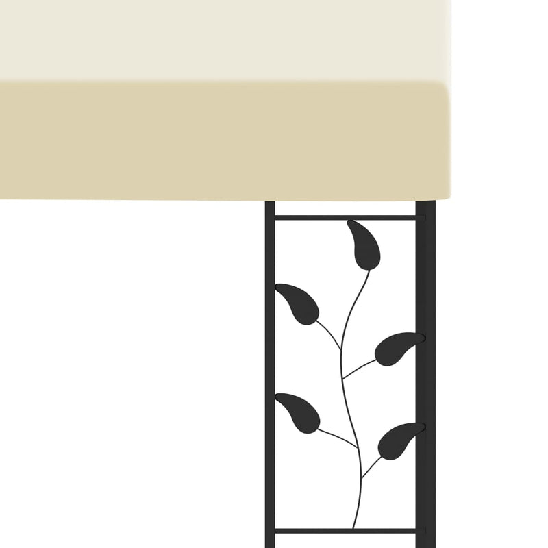 Wall-mounted Gazebo 4x3x2.5 m Cream Payday Deals