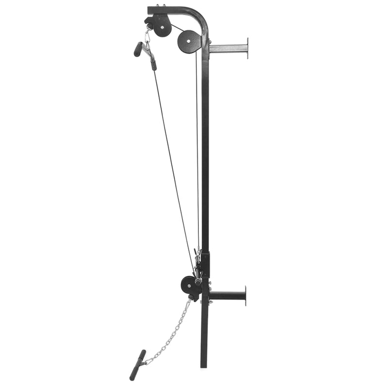Wall-mounted Power Tower with Barbell and Dumbbell Set 60.5 kg Payday Deals
